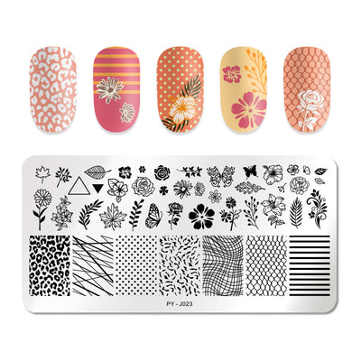 Placa de Estampado para Manicura en Acero Inoxidable - Image 10
