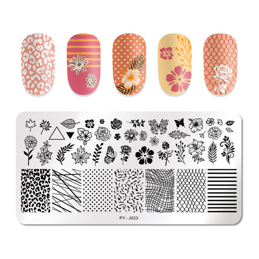 Placa de Estampado para Manicura en Acero Inoxidable - Image 10