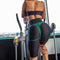 Pantalones Yoga Levantacaderas con Malla y Costuras Deportivas para Mujer