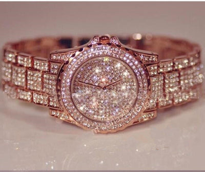 Reloj de Dama con Correa de Acero y Cristales Brillantes Gypsophila - Image 5