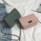 Bolso de Hombro Cuadrado con Cadena