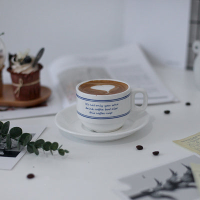 Taza Cerámica Retro para Café con Diseño de Flor Tirador de Leche - Image 7