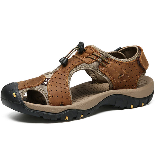 Sandalias de Cuero Vacuno para Hombre - Transpirables y Resistentes - Image 4