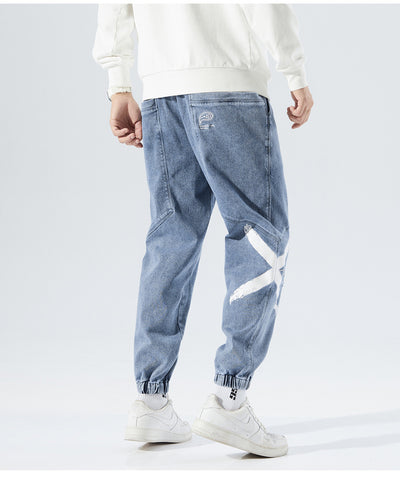 Jeans Casuales Azules Lavados de Talle Medio con Micro-Elasticidad - Image 4