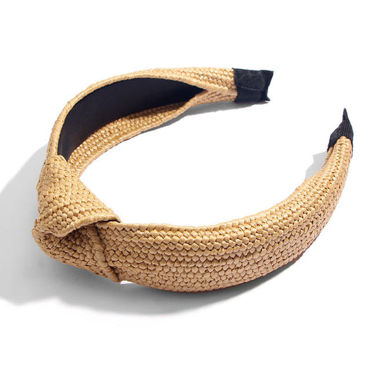 Diadema de Rafia Tejida a Mano - Natural y Elegante - Image 25