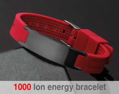 Pulsera Deportiva 4 en 1 con Elementos Bio y Silicio - Banda de Energía Equilibrio en Acero Inoxidable - Image 7