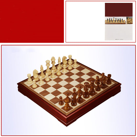 Juego de Ajedrez Infantil Yusheng en Madera Maciza Premium - Piezas Negras y Blancas - Image 7
