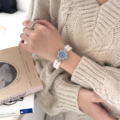 Reloj de Pulsera con Perlas para Mujer - Image 19
