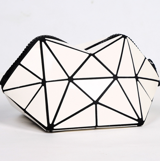 Neceser Geométrico Organizador de Maquillaje Plegable para Viajes - Image 8