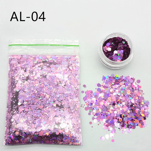 Lentejuelas Mixtas para Uñas 10g - Purpurina Artística Premium - Image 49