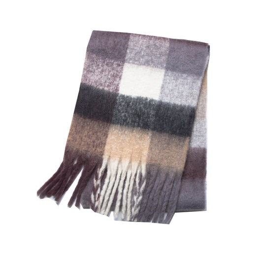 Bufanda Gruesa Cuadros Otoño Invierno - Diseño Multicolor Elegante - Image 19