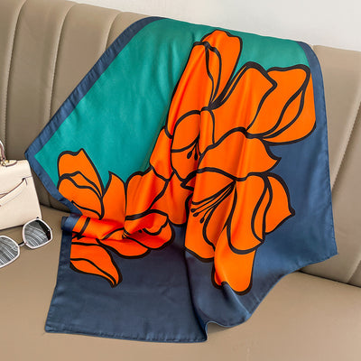 Pañuelo Decorativo Floral Versátil para Mujer - Bufanda Ligera Multiuso - Image 16