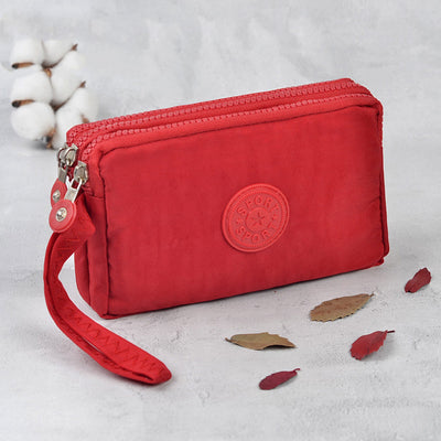 Cartera de Mano de Lona con Tres Compartimentos y Cierre - Image 18