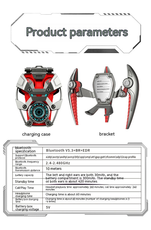 Auriculares Bluetooth Inalámbricos Mecha Wind - Sonido Premium con Alivio de Presión - Image 15