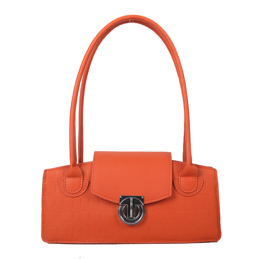Bolso Cuadrado Pequeño Estilo Occidental con Contraste de Colores - Image 12