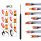 Set de 8 Cepillos para Uñas Profesional