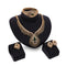 Juego de Joyería de 4 Piezas: Collar, Aretes y Pulseras