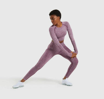 Pantalones Deportivos Cintura Alta Sin Costuras con Levantamiento Push-up para Yoga y Running - Image 32