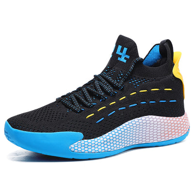 Tenis Casual Flyknit para Hombre - Sneakers Modernos Gris Cemento - Image 15