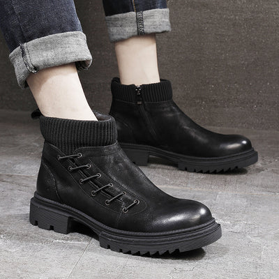 Botas Altas de Trabajo Estilo Británico para Hombre - Image 3