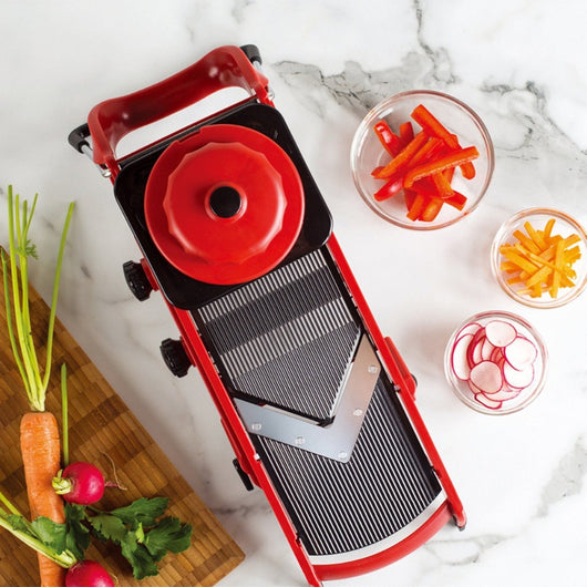 Cortador Manual Multiusos de Verduras con Grosor Ajustable