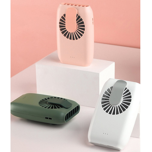 Ventilador Deportivo USB con Carga Inalámbrica