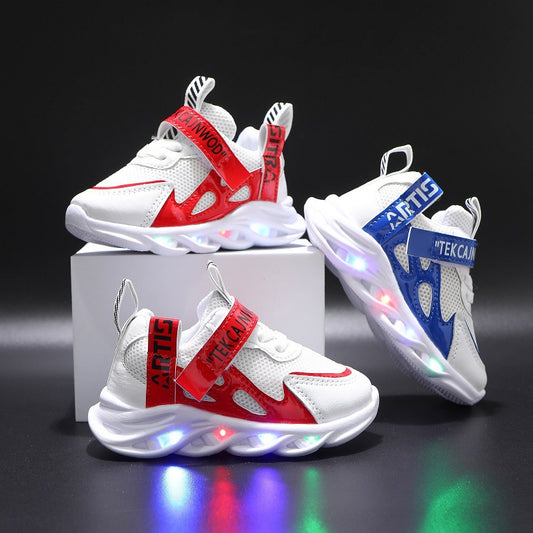 Zapatillas Deportivas Luminosas para Niños con Malla Transpirable