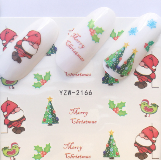 Calcomanías Navideñas para Uñas - Pegatinas de Transferencia Agua Full Cover - Image 17