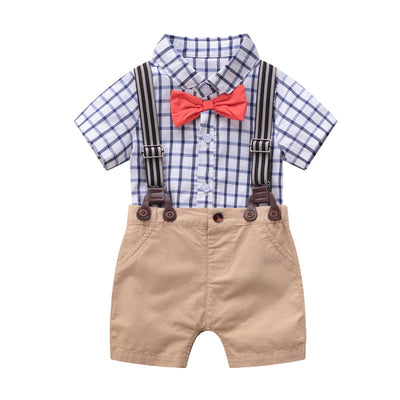 Traje Gentleman de Verano para Bebé - Manga Corta