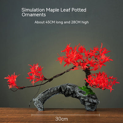 Bonsái Artificial de Pino Verde con Fuente - Decoración Feng Shui para Hogar y Oficina - Image 9