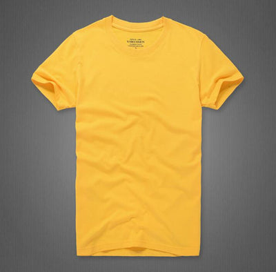 Playera de Algodón para Hombre Colores Sólidos Clásica - Image 26