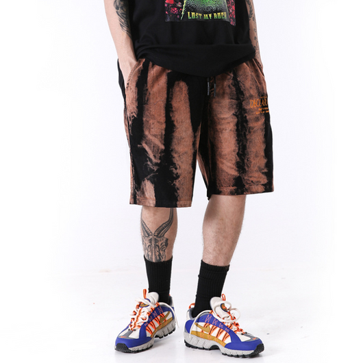 Pantalones cortos casuales para hombre con bordados - Image 3