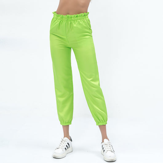 Pantalones Deportivos Verde Neón - Image 3