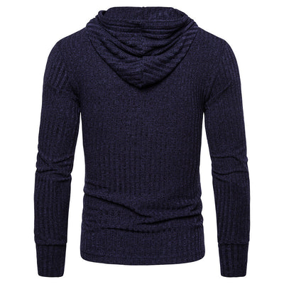 Suéter Hoodie de Punto Liso para Hombre - Image 5