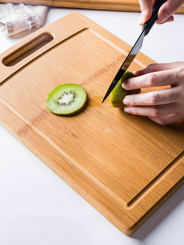 Tabla de Corte de Bambú Multifunción para Frutas, Carnes y Verduras