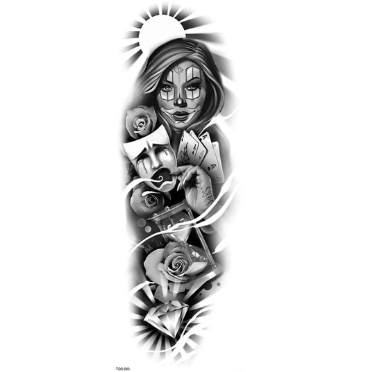 Tatuaje Temporal Impermeable de Brazo Completo - Image 3