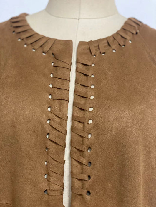 Chaleco de Gamuza con Borlas para Mujer - Image 9