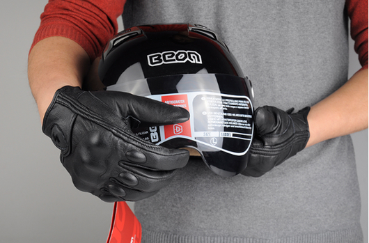 Guantes de Motocicleta en Piel de Oveja con Pantalla Táctil - Image 7