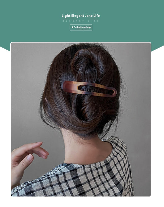 Pinza Coreana Elegante de Acrílico Coordinado - Image 19