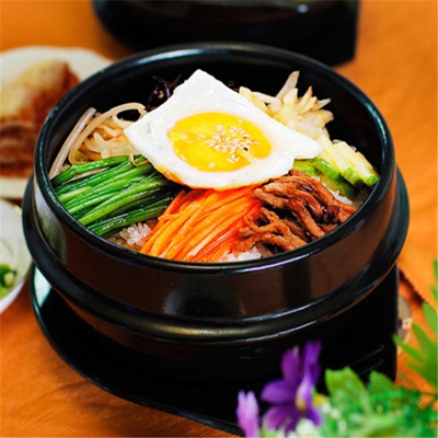 Tazón Instantáneo Coreano Bibimbap con Polvo de Papa y Cerámica