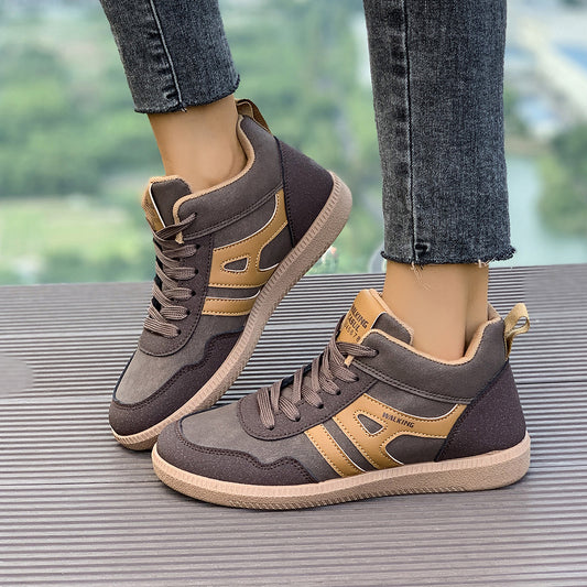Zapatillas Skate Mujer Cómodas Respirable Suela Blanda Punta Redonda