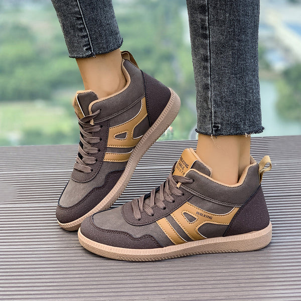 Zapatillas Skate Mujer Cómodas Respirable Suela Blanda Punta Redonda