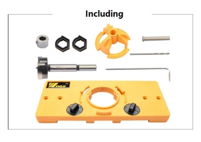 Guía de Taladro 35mm Estilo Copa para Kreg Jig - Localizador de Agujeros para Carpintería - Image 9