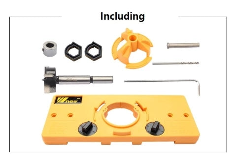 Guía de Taladro 35mm Estilo Copa para Kreg Jig - Localizador de Agujeros para Carpintería - Image 9