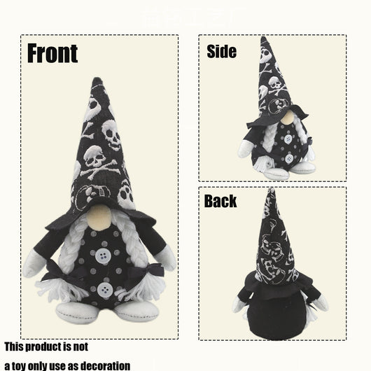 Muñeca Bebé Rudolf sin Rostro Postura Erguida para Decoración - Image 10