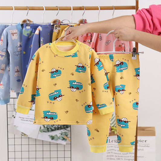 Pantalones Térmicos Infantiles de Terciopelo - Ropa de Abrigo para Niños y Niñas Otoño Invierno - Image 2