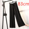Pantalones Anchos de Punto Grueso