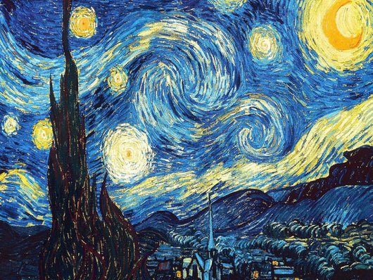 Kit de Diamante 5D Van Gogh Noche Estrellada - Bordado Artístico DIY