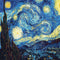 Kit de Diamante 5D Van Gogh Noche Estrellada - Bordado Artístico DIY