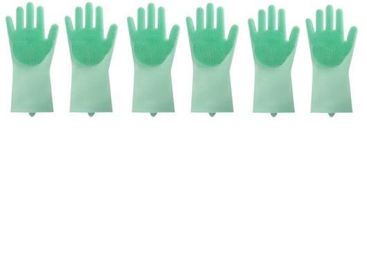 Guantes de Limpieza Resistentes al Calor con Cepillo de Silicona - Image 25
